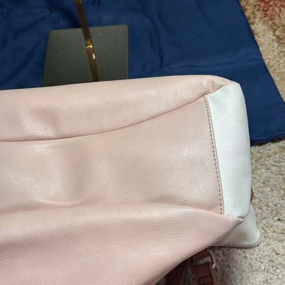 Nine West Peach & White $180 retail Shoulder Bag Handbag EXCELLENT condition - Picture 16 of 16